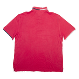 TOMMY HILFIGER Mens Polo Shirt Red L