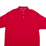 NAUTICA Mens Polo Shirt Red XL