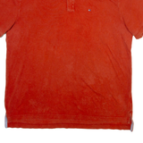 TOMMY HILFIGER Mens Polo Shirt Orange XL