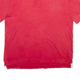 TOMMY HILFIGER Mens Polo Shirt Red XL