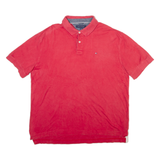 TOMMY HILFIGER Mens Polo Shirt Red XL