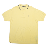 NAUTICA Mens Polo Shirt Yellow L