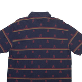 TOMMY HILFIGER Mens Polo Shirt Blue Striped XL