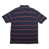 TOMMY HILFIGER Mens Polo Shirt Blue Striped XL