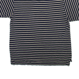 CHAPS Mens Polo Shirt Blue Striped L