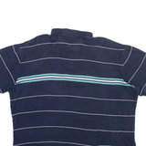 NAUTICA Mens Polo Shirt Black Striped XL