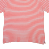 NAUTICA Mens Polo Shirt Pink Striped XL