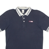 ADIDAS Mens Polo Shirt Blue S