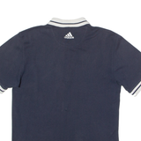 ADIDAS Mens Polo Shirt Blue S