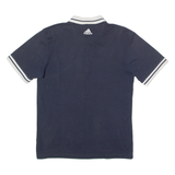 ADIDAS Mens Polo Shirt Blue S