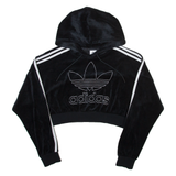 ADIDAS ORIGINALS Womens Black Hoodie UK 8