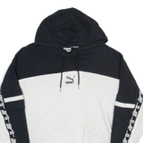 PUMA Mens White Hoodie S