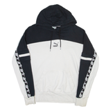 PUMA Mens White Hoodie S