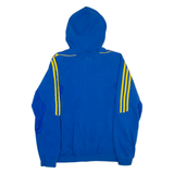 ADIDAS Cheltenham Saracens Rugby Club Mens Blue Hoodie Full Zip M