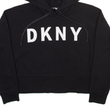 DKNY Womens Black Hoodie S