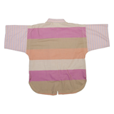 TRU BLOUSE Womens Shirt Purple Striped S