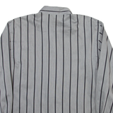 Womens Shirt Grey Striped Long Sleeve S