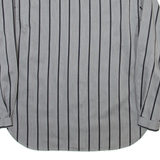 Womens Shirt Grey Striped Long Sleeve S