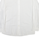 NEW CLASSIC Mens Shirt White Spotted Long Sleeve M