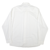 NEW CLASSIC Mens Shirt White Spotted Long Sleeve M
