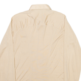 LIBERO Mens Plain Shirt Beige Long Sleeve S