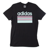 ADIDAS Mens T-Shirt Black S