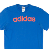 ADIDAS Mens T-Shirt Blue S