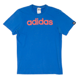 ADIDAS Mens T-Shirt Blue S