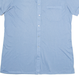 METZGER Mens Plain Shirt Blue M