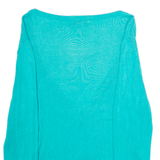 MONSOON Womens Cardigan Green V-Neck Tight Knit M