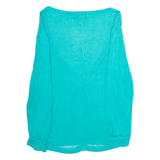 MONSOON Womens Cardigan Green V-Neck Tight Knit M