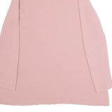 COS Womens Jumper Pink Crew Neck Waffle Knit UK 6