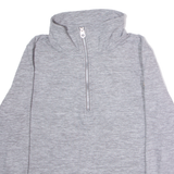 REGATTA Womens Fleece Grey 1/4 Zip UK 14