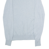 THE KOOPLES Mens Jumper Blue Crew Neck Tight Knit Wool S