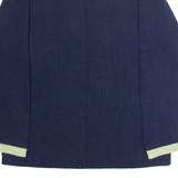 PIERRE CARDIN Mens Jumper Blue V-Neck 90s Chunky Knit M