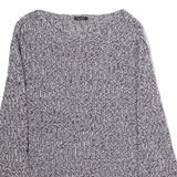 MASSIMO DUTTI Womens Jumper Black Chunky Knit XS