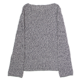 MASSIMO DUTTI Womens Jumper Black Chunky Knit XS