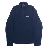 REGATTA Mens Fleece Blue 1/4 Zip M