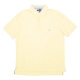 TOMMY HILFIGER Mens Polo Shirt Yellow L