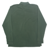 CARHARTT Mens Polo Shirt Green Long Sleeve XL
