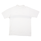UMBRO Mens Polo Shirt White Striped XL