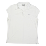 NIKE Fit Dry Girls Polo Shirt White XL