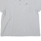 LACOSTE Regular Fit Mens Polo Shirt Grey 2XL
