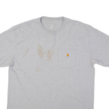 CARHARTT Mens T-Shirt Grey XL