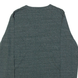 CARHARTT Womens T-Shirt Green Long Sleeve V-Neck UK 10