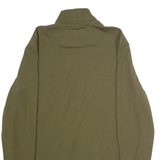 TED BAKER Mens Sweatshirt Green 1/4 Zip M