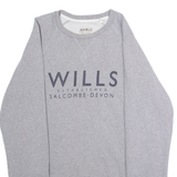 JACK WILLS Mens Sweatshirt Grey Crew Neck M