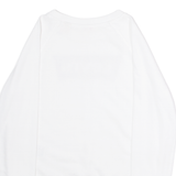 LEVI'S Womens Sweatshirt White Crew Neck S