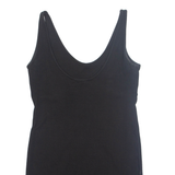 CALVIN KLEIN Womens Tank Dress Black Sleeveless Short XL