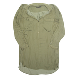 ZARA Womens Shirt Dress Green Long Sleeve Knee Length L